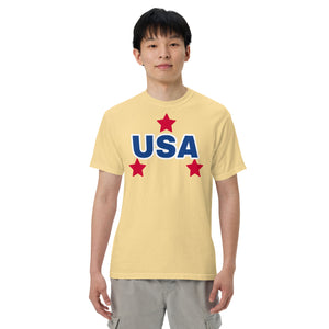 T Shirt, Men’s garment-dyed heavyweight t-shirt, USA T Shirt, Memorial Day T Shirt