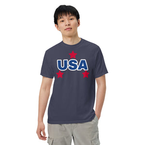 T Shirt, Men’s garment-dyed heavyweight t-shirt, USA T Shirt, Memorial Day T Shirt