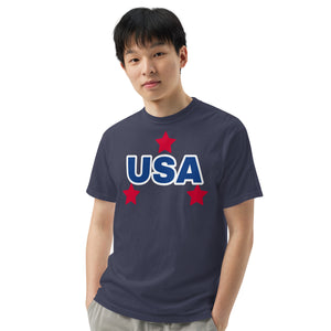 T Shirt, Men’s garment-dyed heavyweight t-shirt, USA T Shirt, Memorial Day T Shirt