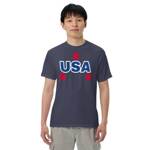 T Shirt, Men’s garment-dyed heavyweight t-shirt, USA T Shirt, Memorial Day T Shirt