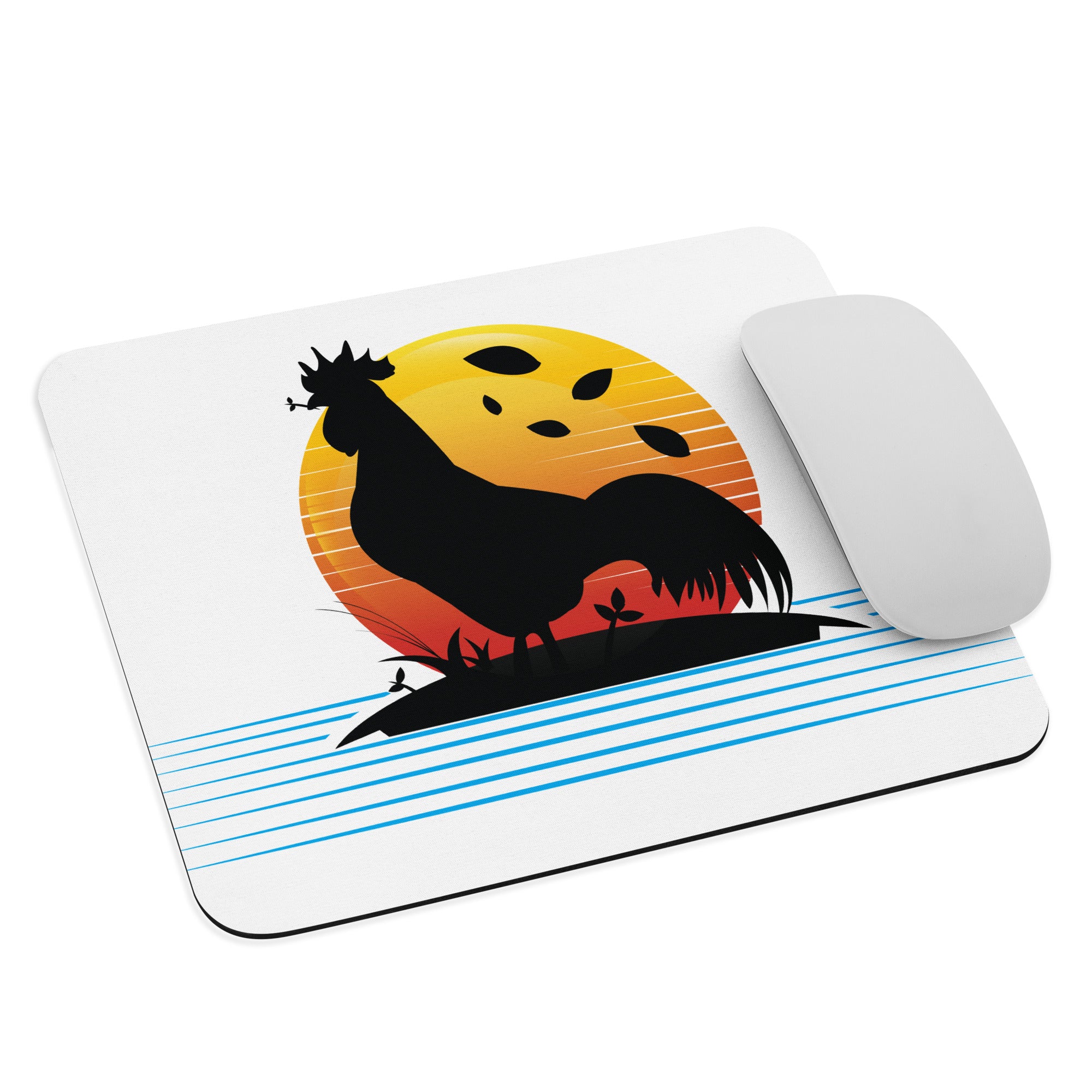 Mouse pad, Mouse pad, Rooster Mouse Pad, Back to School