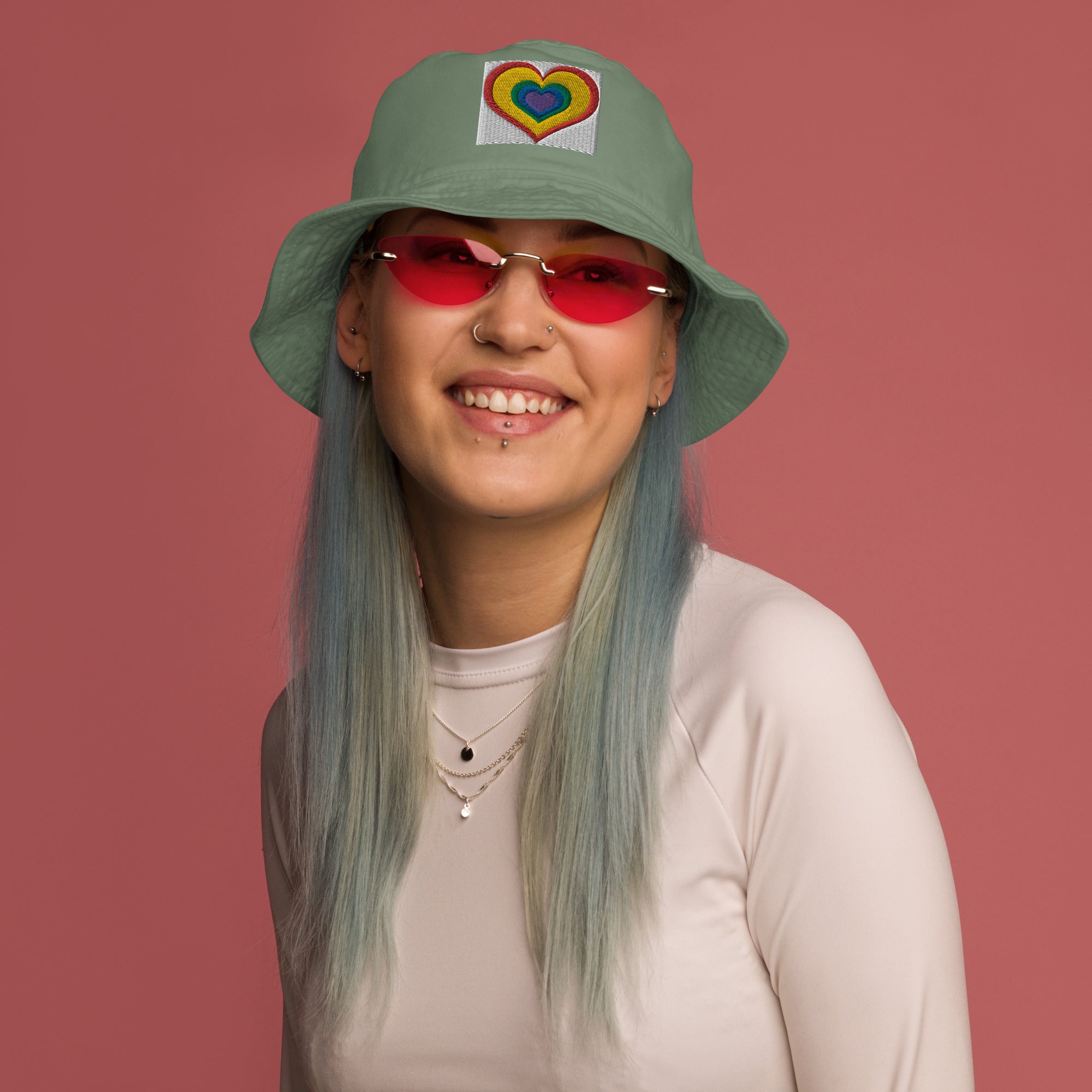 Organic bucket hat, Customized Hat, Freedom Hat, Embroidered Hat