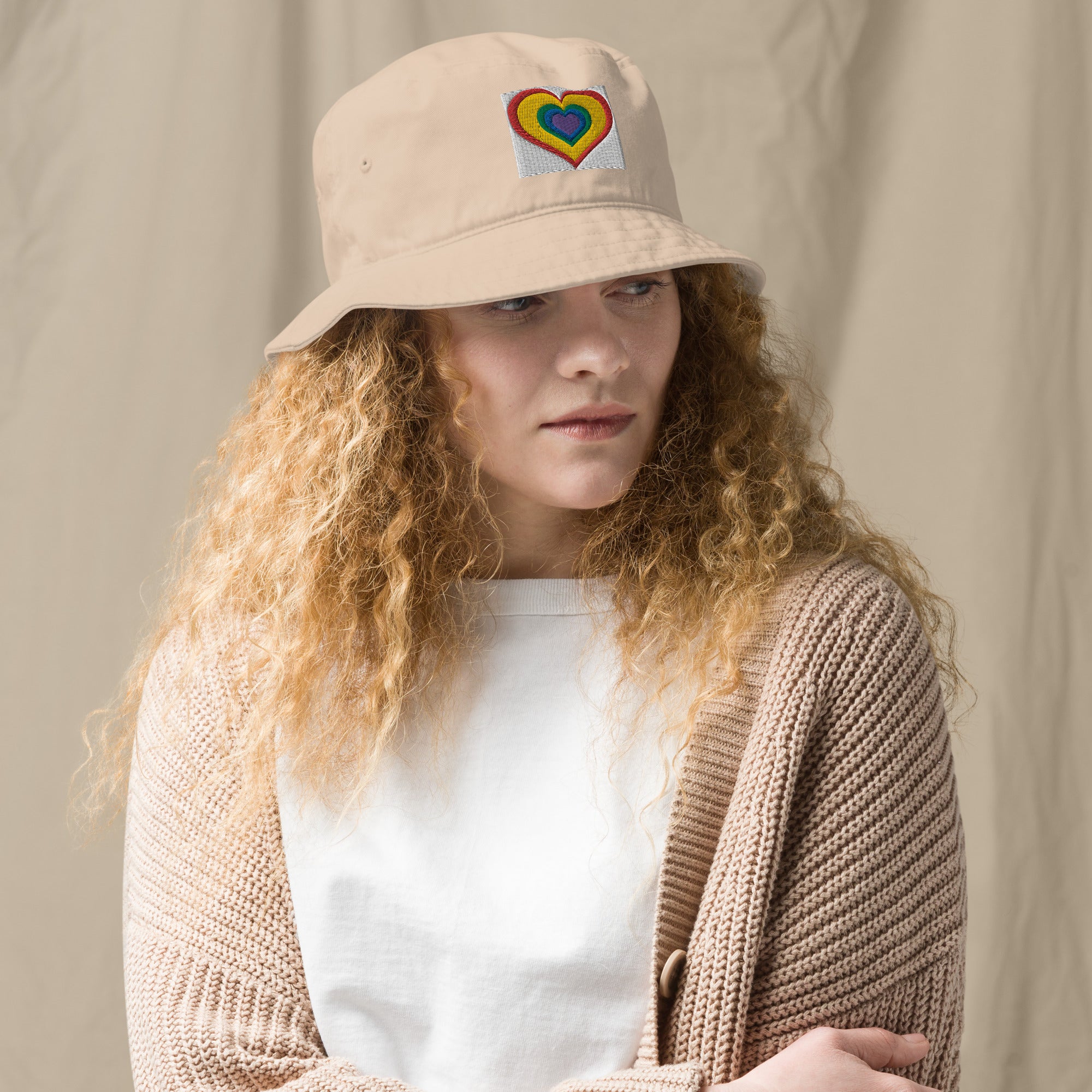 Organic bucket hat, Customized Hat, Freedom Hat, Embroidered Hat