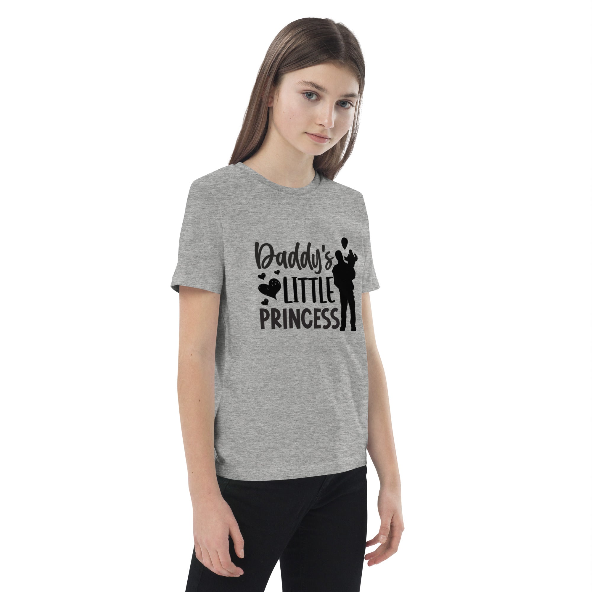 T Shirt, Gift, Dad's little Princess, Kids T shirt, Youth T Shirt, Organic cotton kids t-shirt