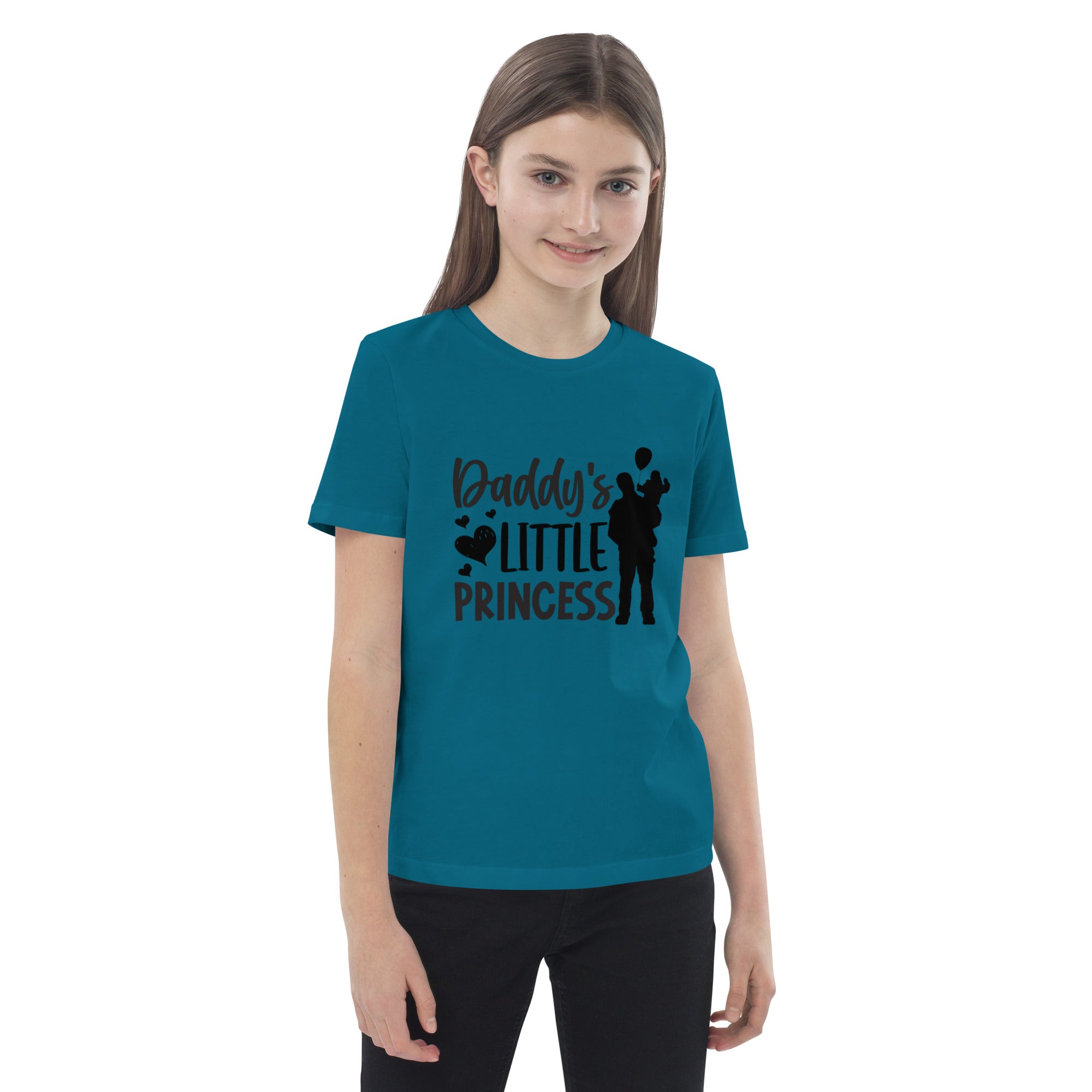 T Shirt, Gift, Dad's little Princess, Kids T shirt, Youth T Shirt, Organic cotton kids t-shirt