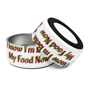 Pet bowl, Feed me bowl, Bella Dog bowl