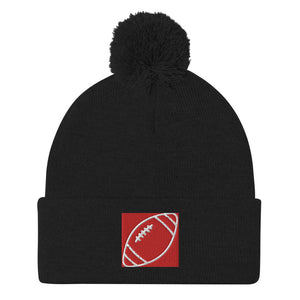 Pom-Pom Beanie, Form-Fitted Beanie Hat, Head-warming Hat, Gift
