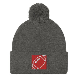 Pom-Pom Beanie, Form-Fitted Beanie Hat, Head-warming Hat, Gift