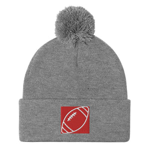Pom-Pom Beanie, Form-Fitted Beanie Hat, Head-warming Hat, Gift
