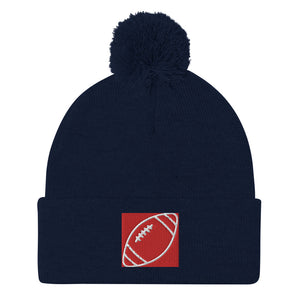 Pom-Pom Beanie, Form-Fitted Beanie Hat, Head-warming Hat, Gift
