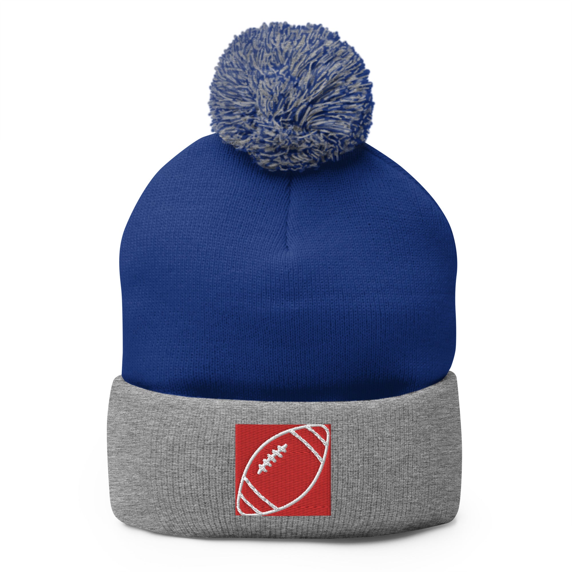 Pom-Pom Beanie, Form-Fitted Beanie Hat, Head-warming Hat, Gift