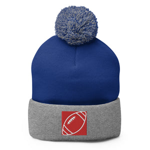 Pom-Pom Beanie, Form-Fitted Beanie Hat, Head-warming Hat, Gift