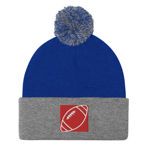 Pom-Pom Beanie, Form-Fitted Beanie Hat, Head-warming Hat, Gift