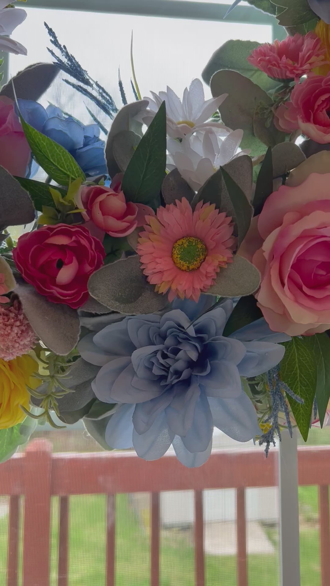 Spring/Summer  Wreath-25 Inches Diameter