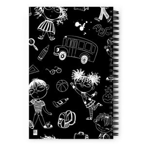 Spiral notebook, Customized, College, Middle School, Kids , School Notebook