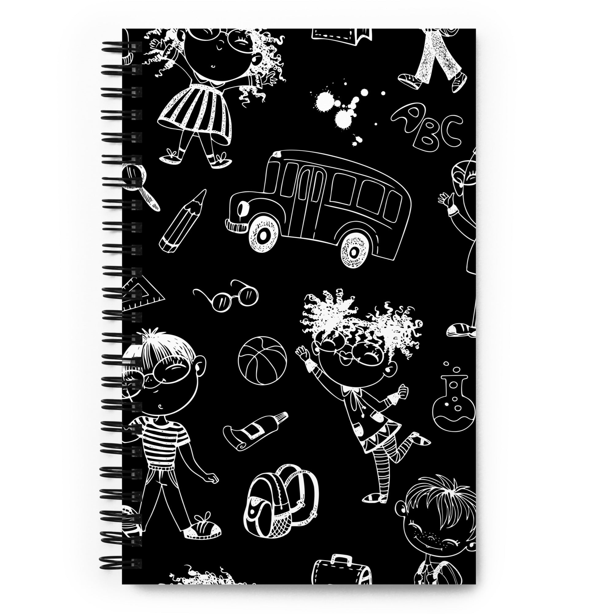 Spiral notebook, Customized, College, Middle School, Kids , School Notebook