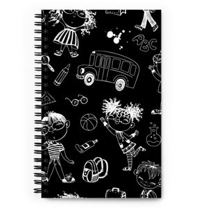 Spiral notebook, Customized, College, Middle School, Kids , School Notebook