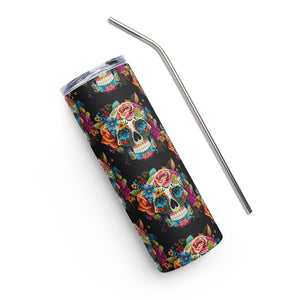 Stainless steel tumbler, Coffee Mug, Skeleton Tumbler, Tea, Gift