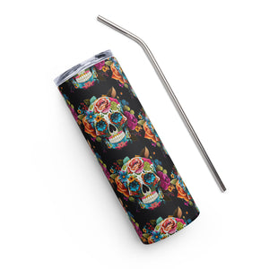 Stainless steel tumbler, Coffee Mug, Skeleton Tumbler, Tea, Gift