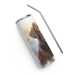 Stainless steel tumbler, Labrador, Gift, Travel, Hot, Cold,