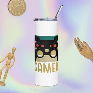 Stainless steel tumbler, Cool Drink, Water Tumbler, Gift for Gamer's Gift