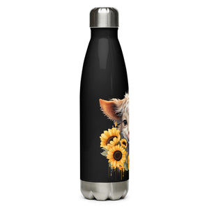 Stainless Steel Water Bottle, School, Customized Bottle, Hot/Cold, Gift