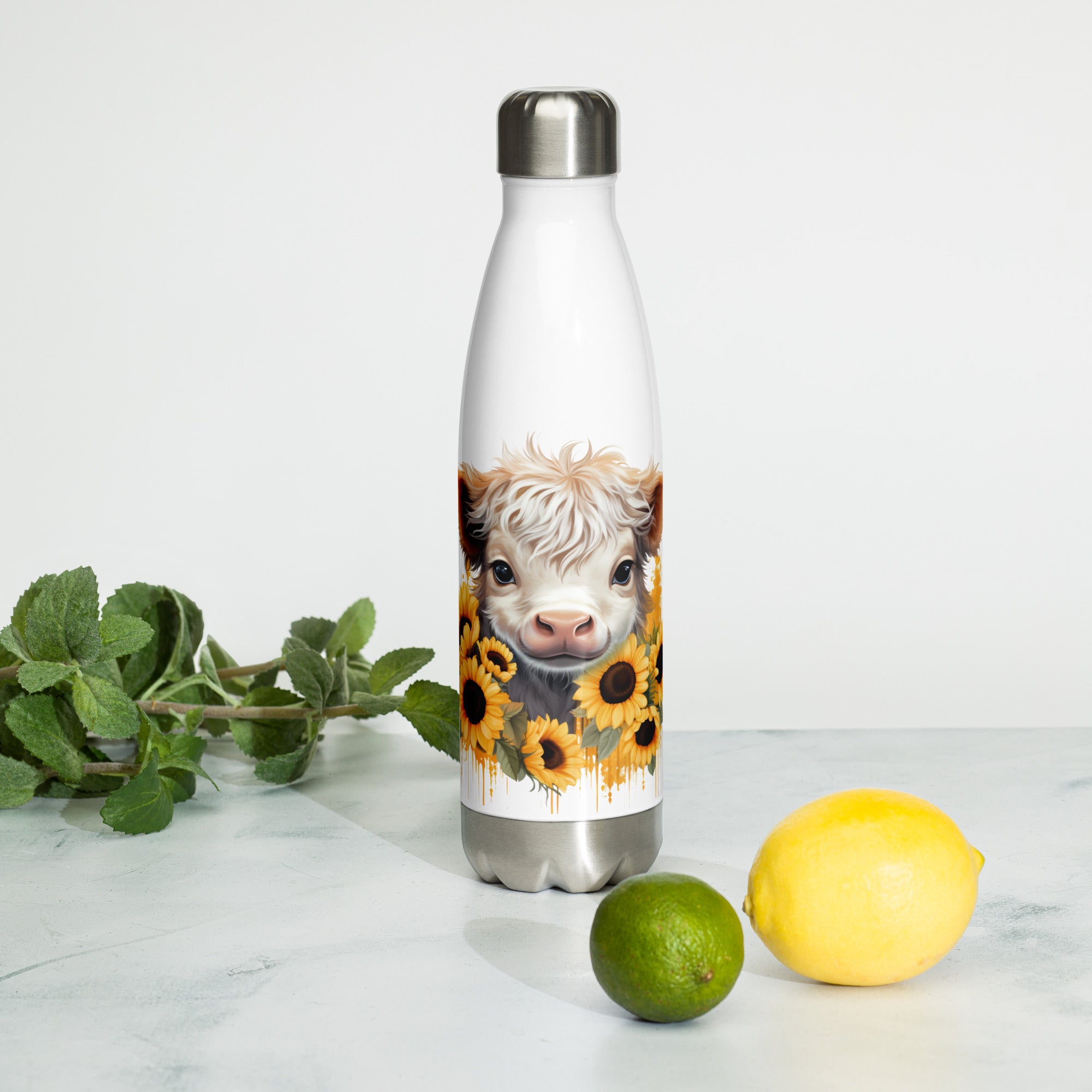 Stainless Steel Water Bottle, School, Customized Bottle, Hot/Cold, Gift