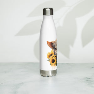 Stainless Steel Water Bottle, School, Customized Bottle, Hot/Cold, Gift