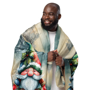 Sherpa blanket Merry Christmas- Holiday Throw Blanket Sizes 37X57- 50X60