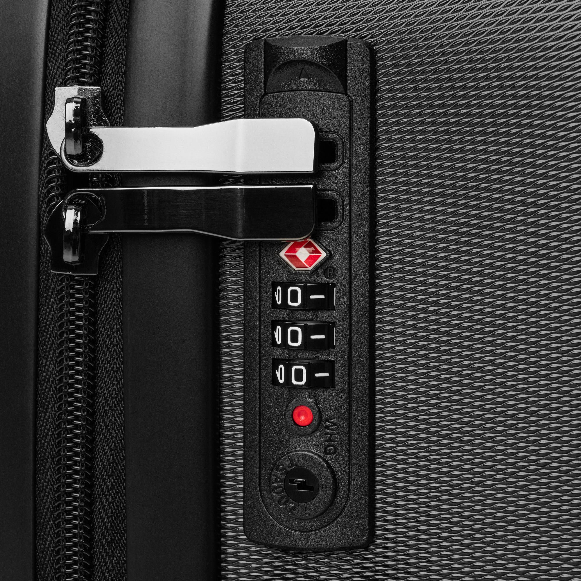 Hard-shell suitcase  Sizes: Small (22″ × 14″ × 9″), Medium (26″ × 18″ × 10″), Large (30″ × 20″ × 11″)