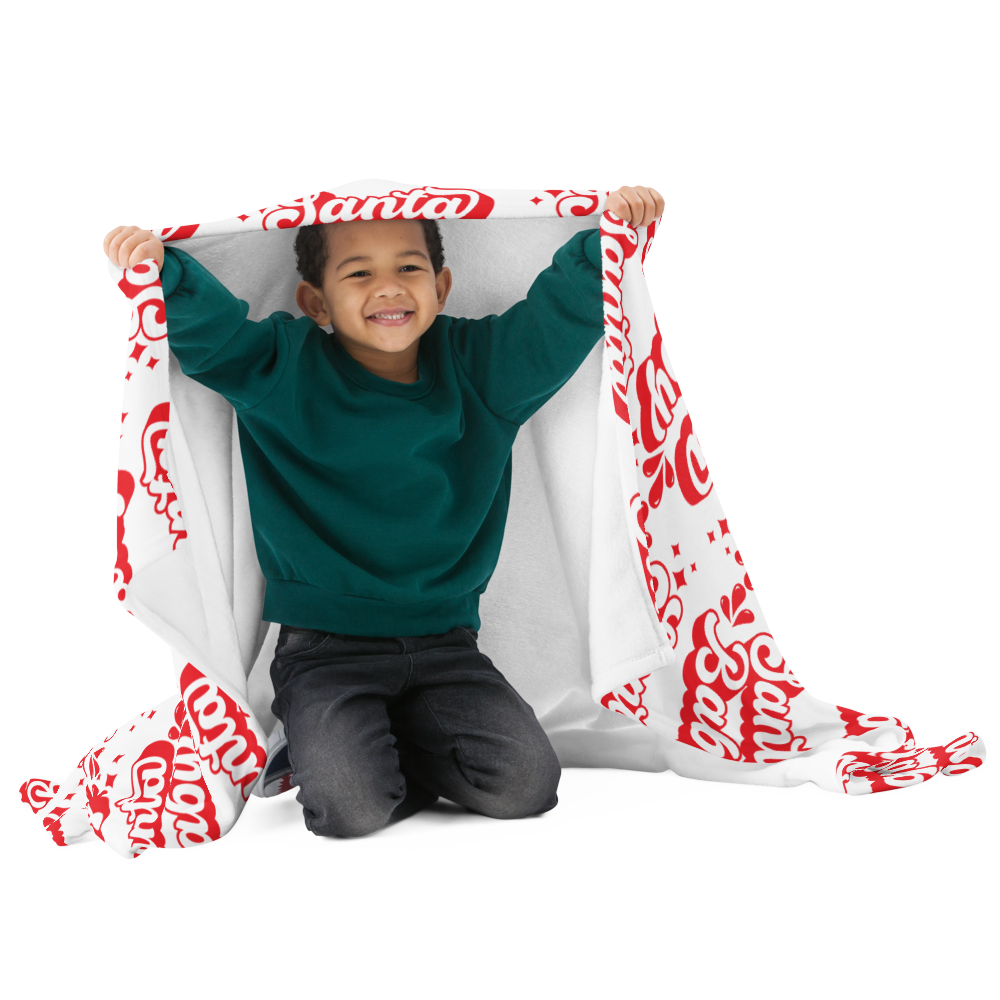 Throw Blanket, Christmas Throw- size  60x80 - 50x60