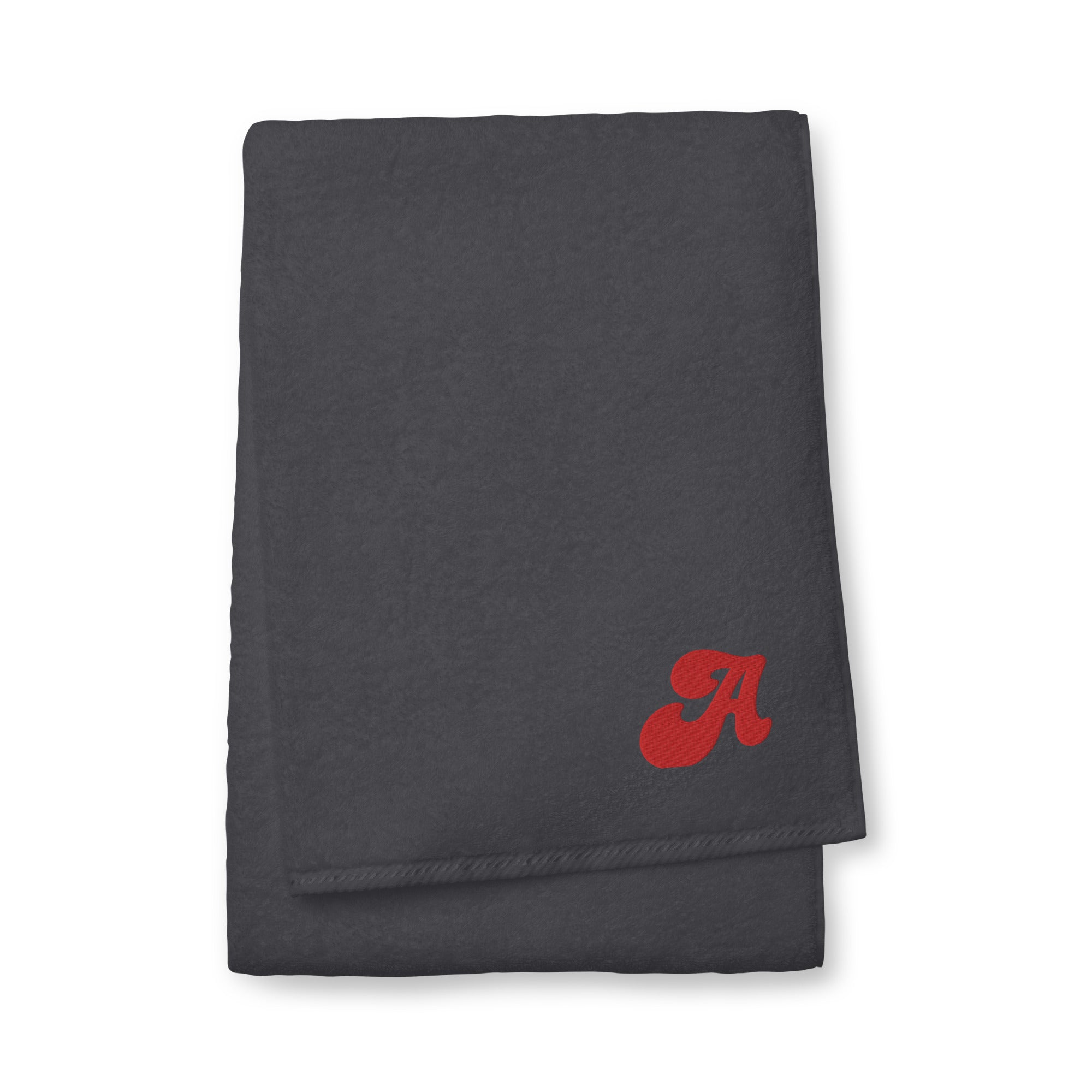 Bath Room Turkish cotton towel, Back to School, Embroidered Initial