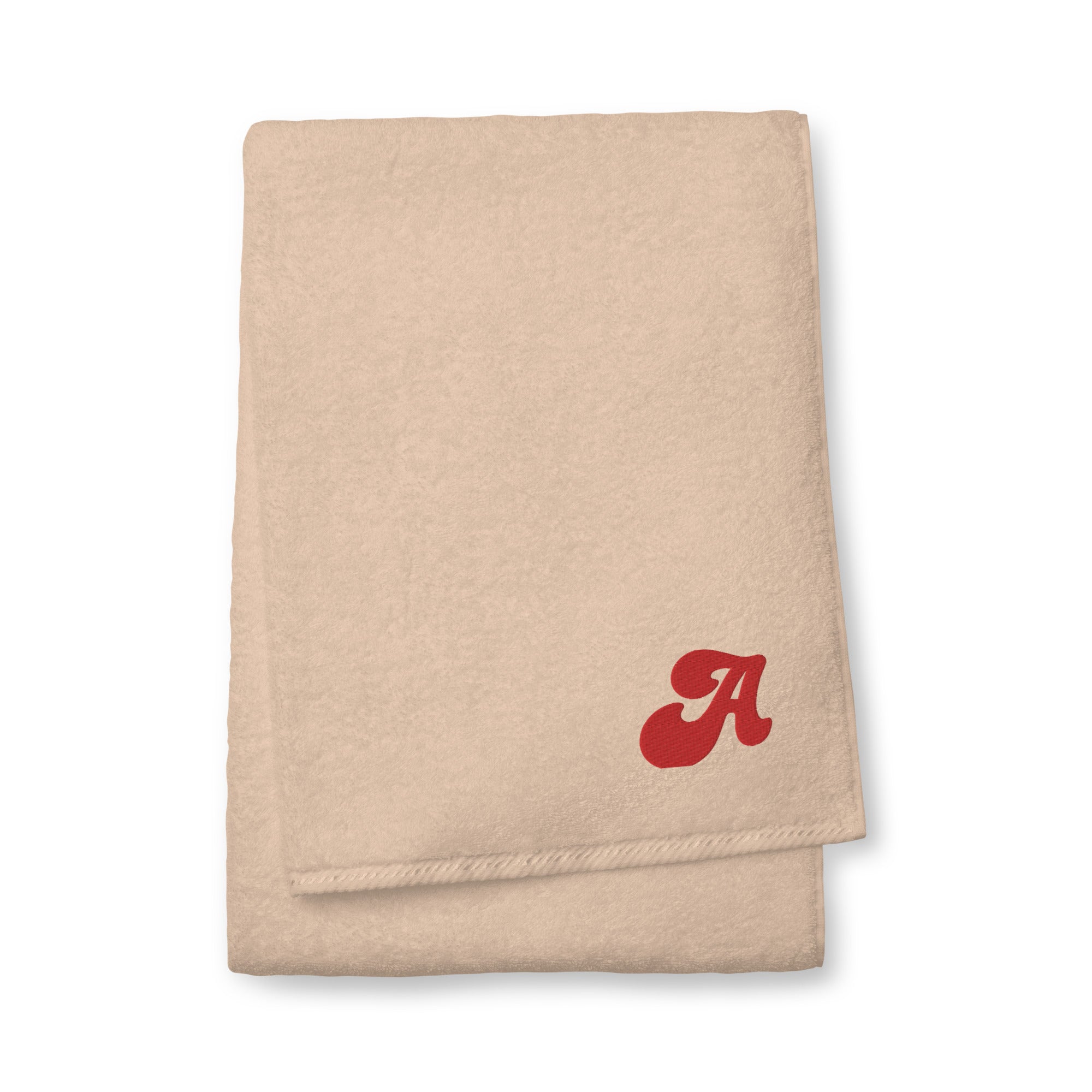Bath Room Turkish cotton towel, Back to School, Embroidered Initial