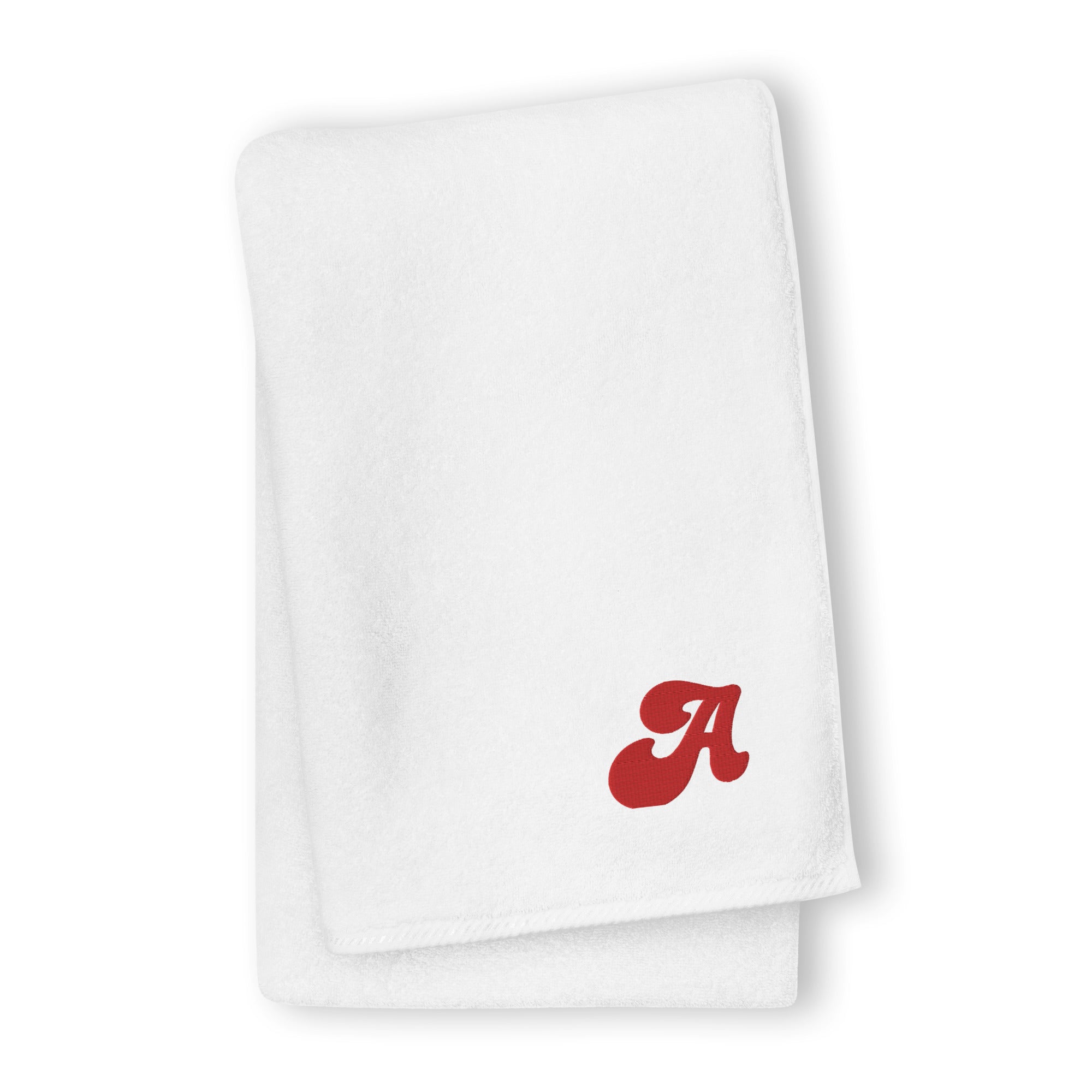 Bath Room Turkish cotton towel, Back to School, Embroidered Initial