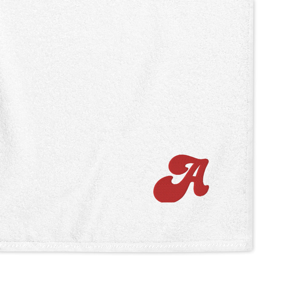 Bath Room Turkish cotton towel, Back to School, Embroidered Initial