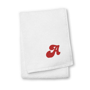 Bath Room Turkish cotton towel, Back to School, Embroidered Initial