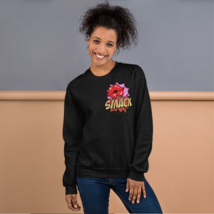 Unisex Sweatshirt, Smack Kiss, Back to School, Gift