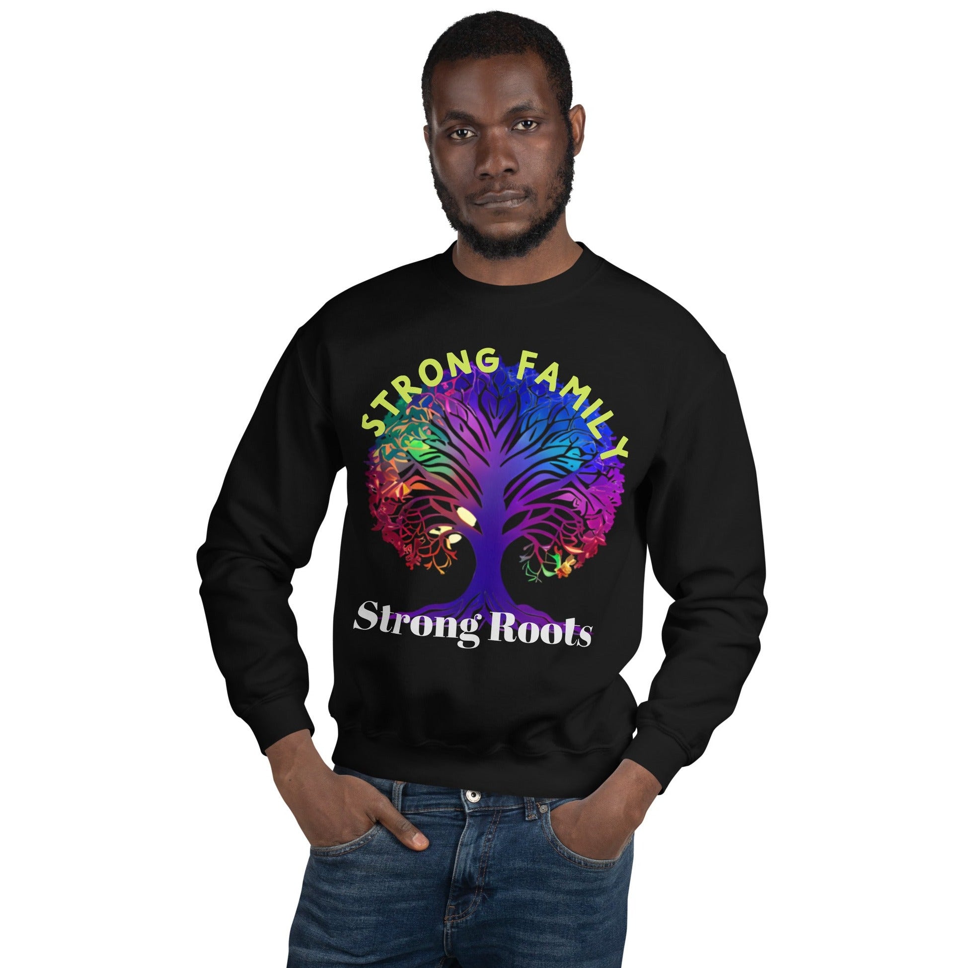 Unisex Sweatshirt, Gift, Back to School. Family Tree,