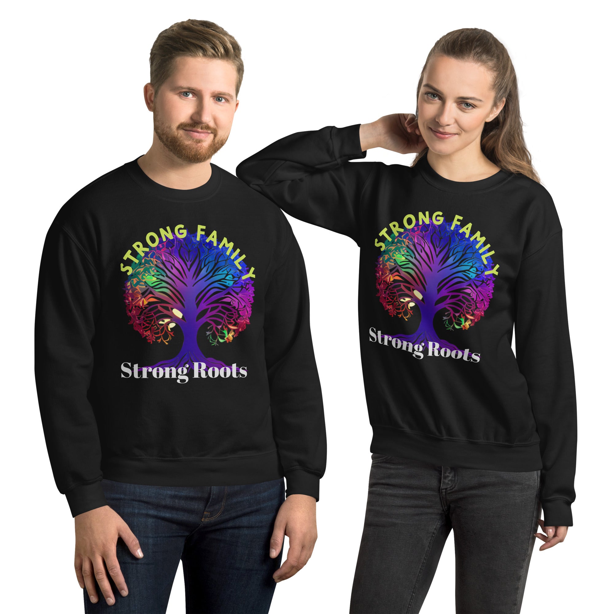 Unisex Sweatshirt, Gift, Back to School. Family Tree,