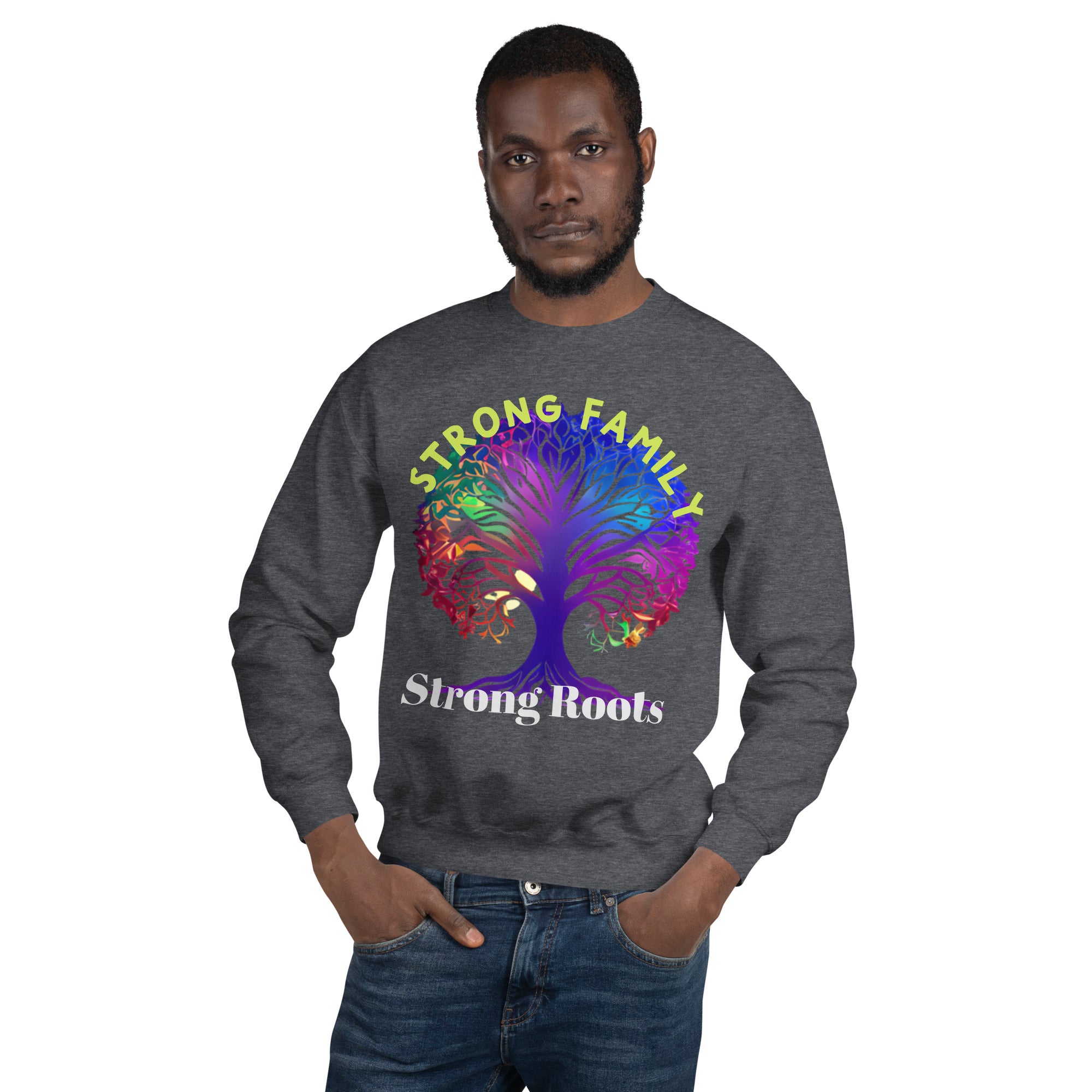 Unisex Sweatshirt, Gift, Back to School. Family Tree,