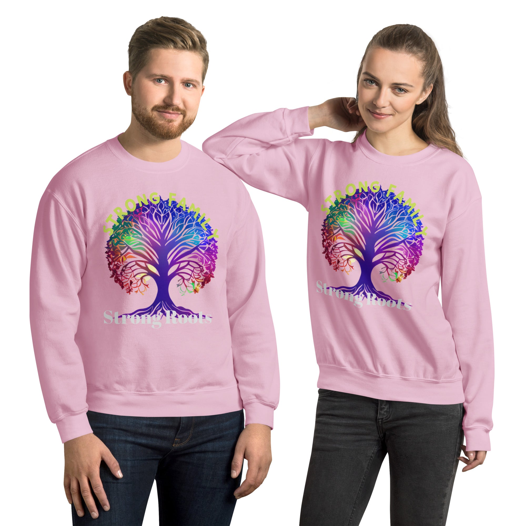 Unisex Sweatshirt, Gift, Back to School. Family Tree,