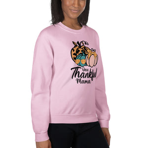 Unisex Sweatshirt, playful sweatshirt Fall Pumpkin, Thankful Mom T Shirt