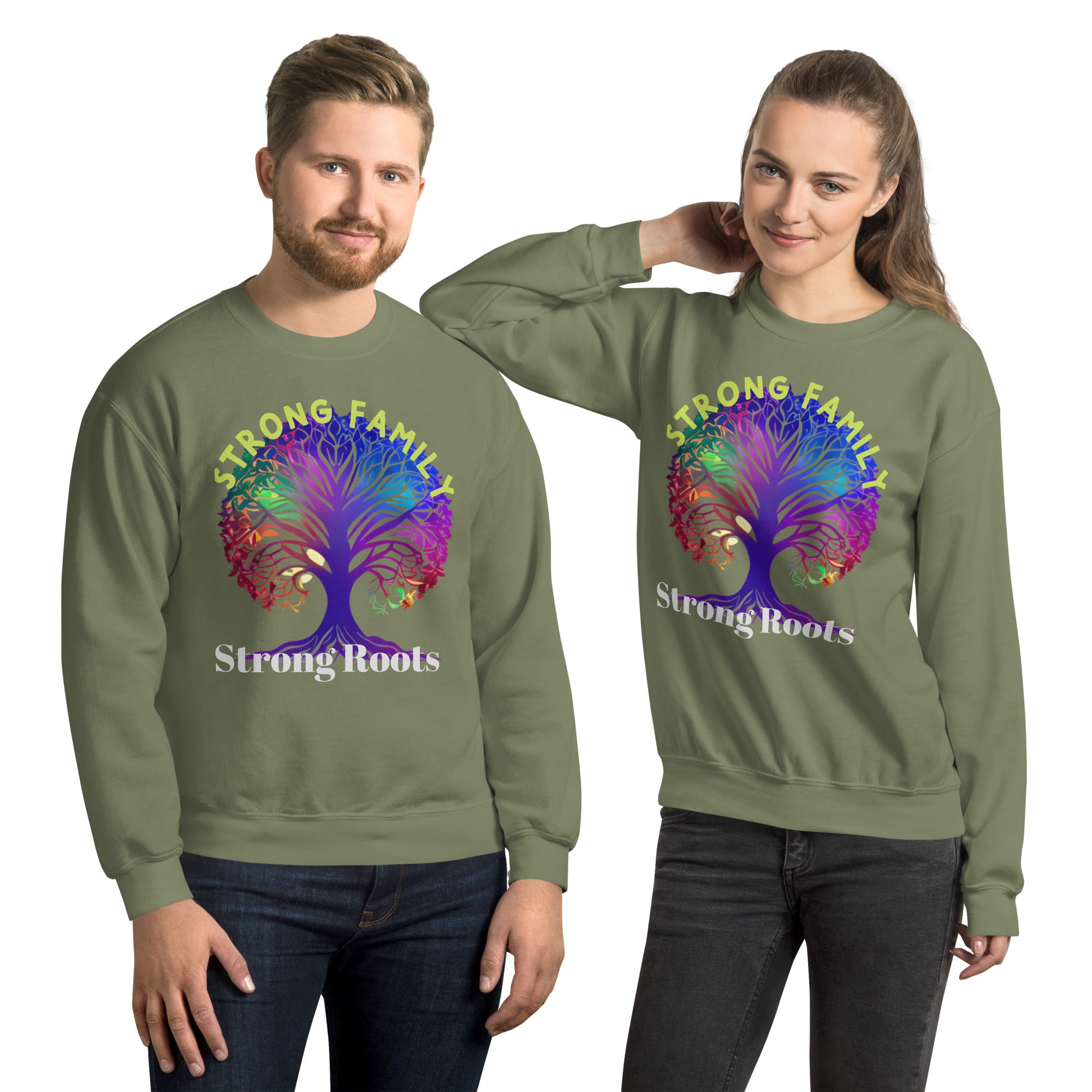 Unisex Sweatshirt, Gift, Back to School. Family Tree,