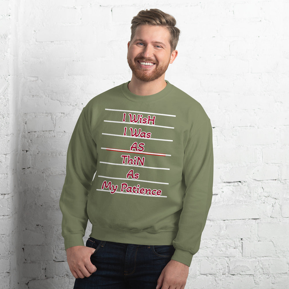 Unisex Sweatshirt, Funny, Everyday Sweatshirt