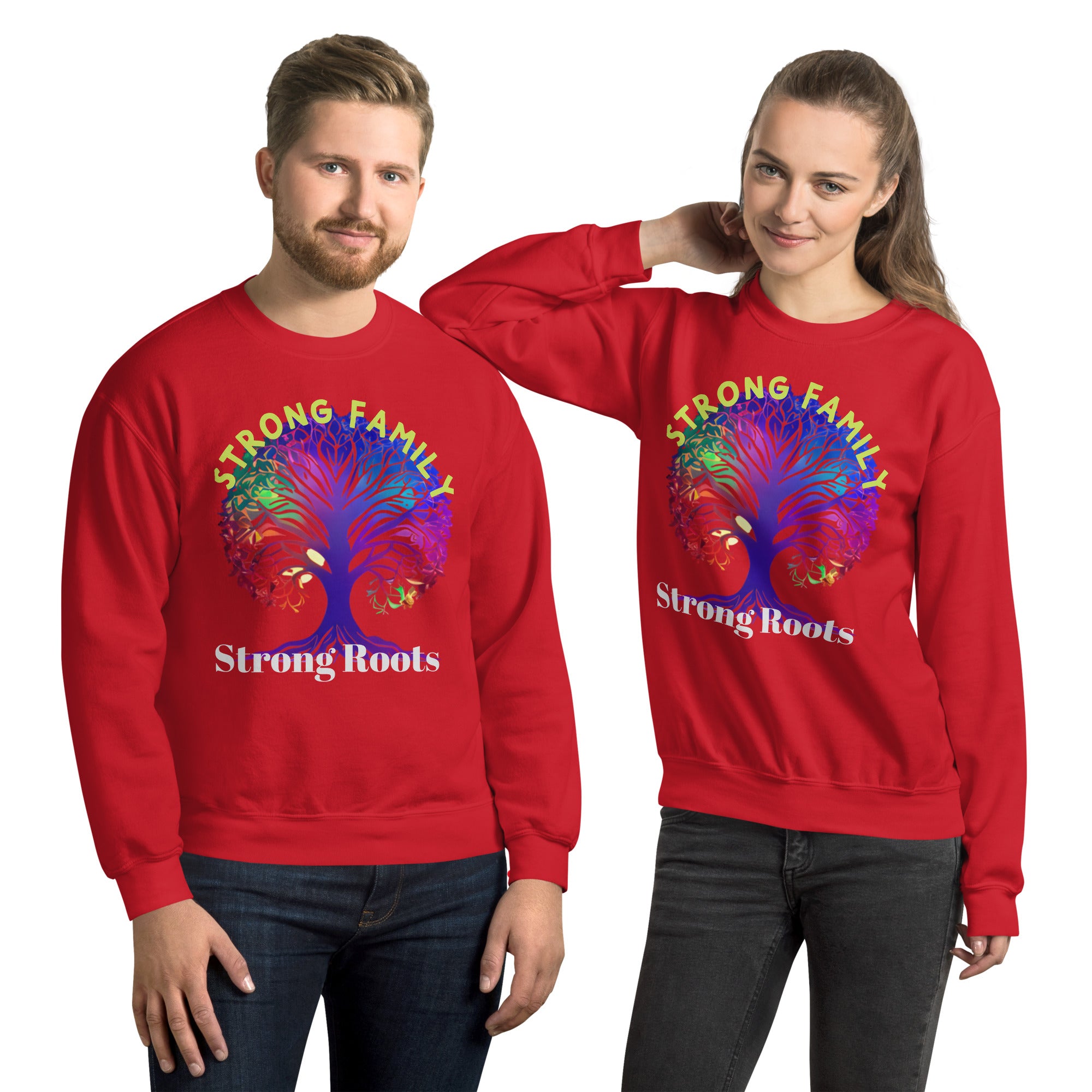 Unisex Sweatshirt, Gift, Back to School. Family Tree,
