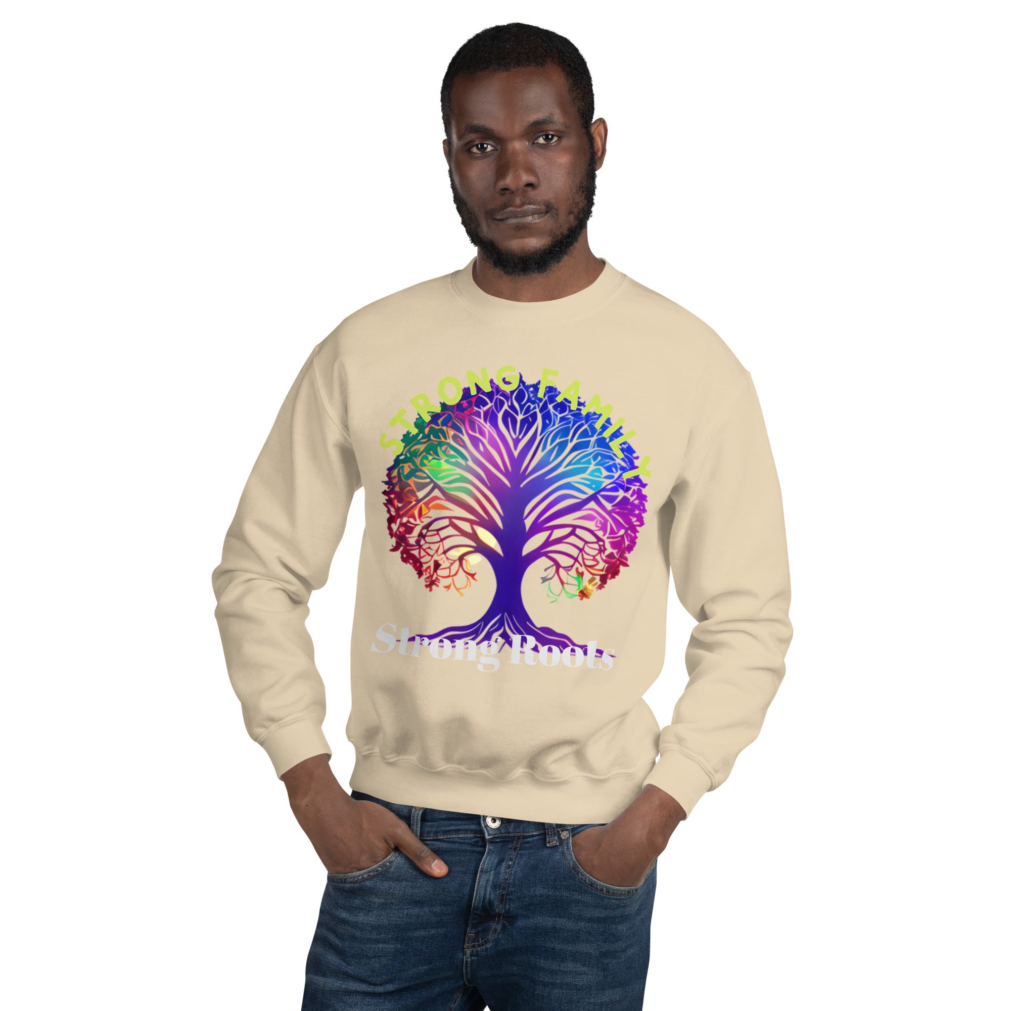Unisex Sweatshirt, Gift, Back to School. Family Tree,