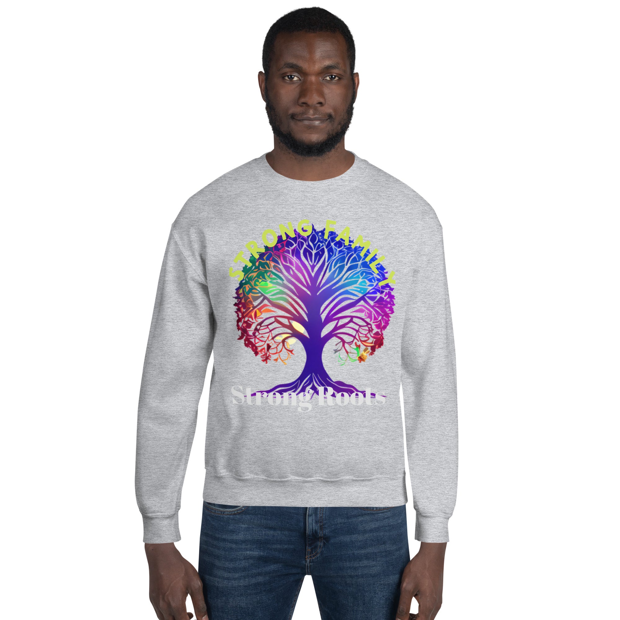 Unisex Sweatshirt, Gift, Back to School. Family Tree,