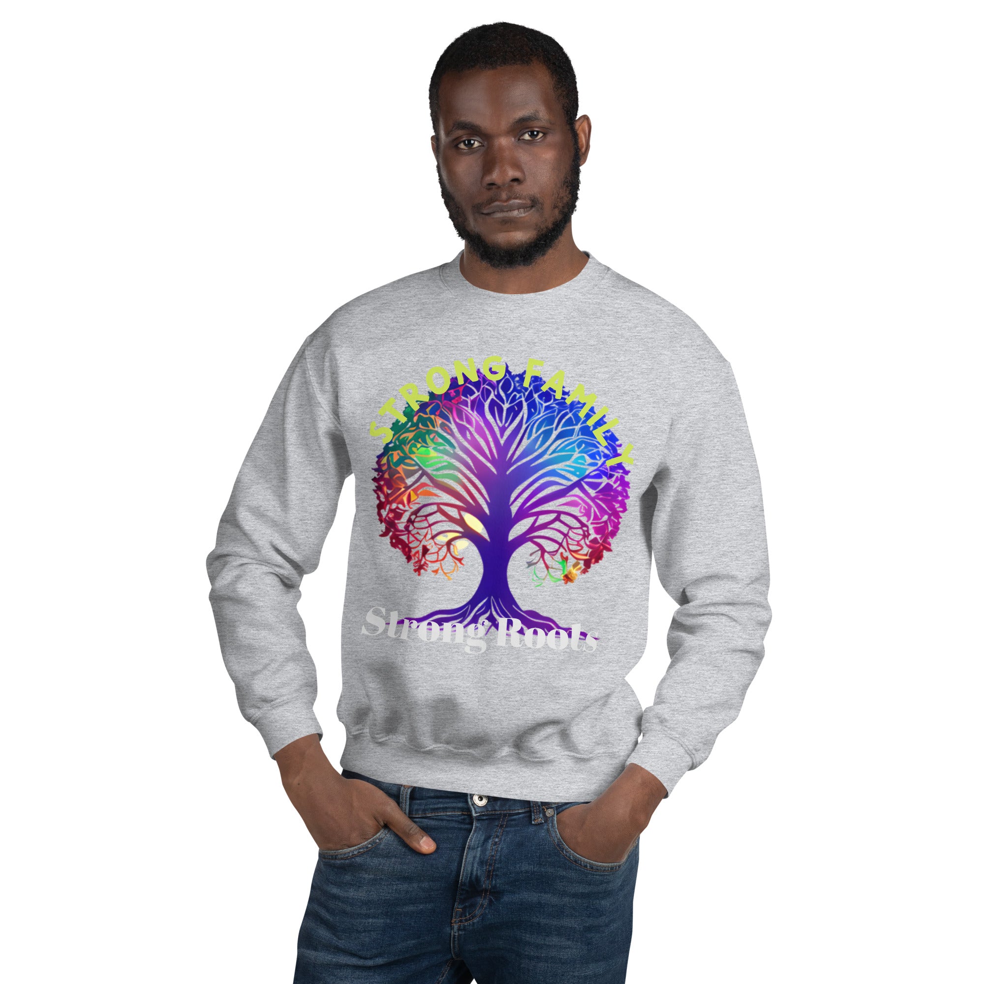 Unisex Sweatshirt, Gift, Back to School. Family Tree,