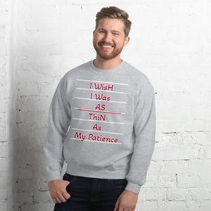 Unisex Sweatshirt, Funny, Everyday Sweatshirt