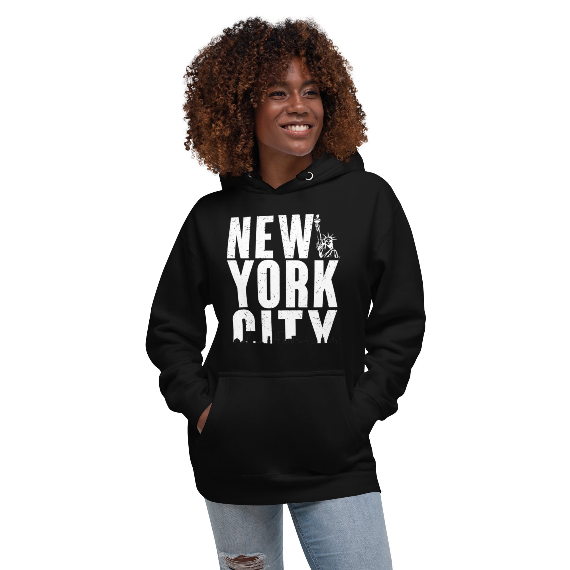 Unisex Hoodie, NY City, Size From S to 3X